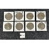 Image 1 : LOT OF 8 - US EISENHOWER DOLLARS