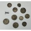 Image 2 : LOT OF 10 - MISC WORLD COINS - INCL SAUDI ARABIA & HONG KONG, ETC.
