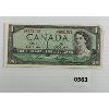 Image 1 : 1954 CDN $1 BANKNOTE