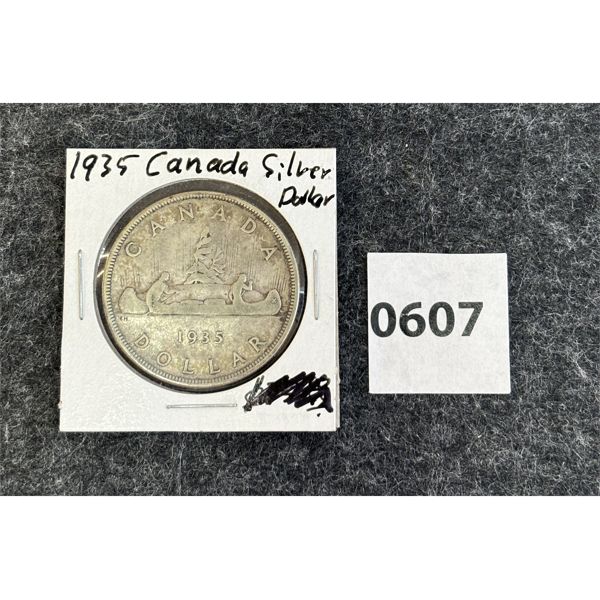 1935 CDN SILVER DOLLAR 