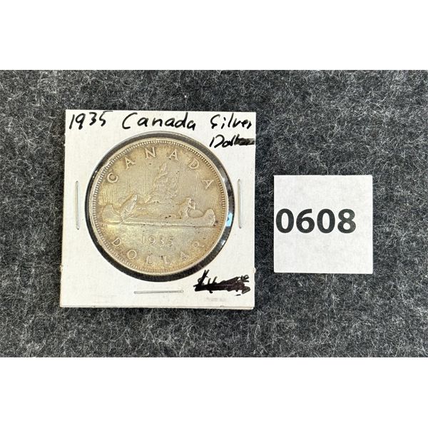 1935 CDN SILVER DOLLAR 