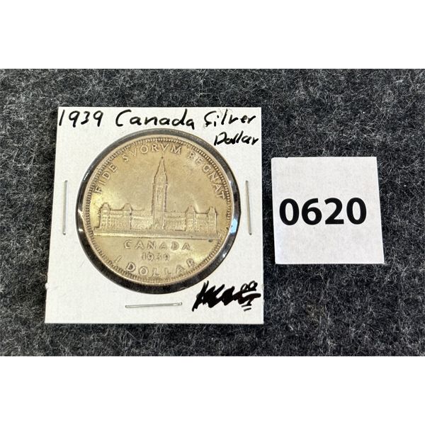 1939 CDN SILVER DOLLAR 