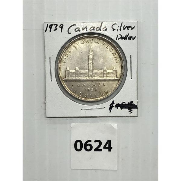 1939 CDN SILVER DOLLAR 