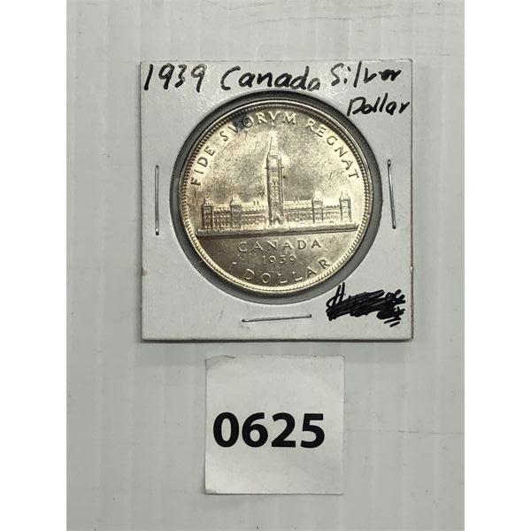 1939 CDN SILVER DOLLAR 