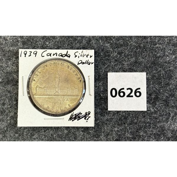 1939 CDN SILVER DOLLAR 