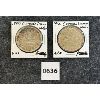 Image 1 : LOT OF 2 - 1950 CDN SILVER DOLLAR COINS 