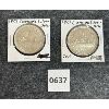 Image 1 : LOT OF 2 - 1951 CDN SILVER DOLLAR COINS 