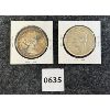 Image 2 : LOT OF 2 - 1952 & 1963 CDN SILVER DOLLAR COINS 