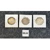 Image 2 : LOT OF 3 - U.S. 1964 HALF DOLLAR & KENNEDY HALF SILVER COINS 
