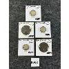 Image 1 : LOT OF 5 - 1900-1905 CDN 1 & 10 CENT PCS