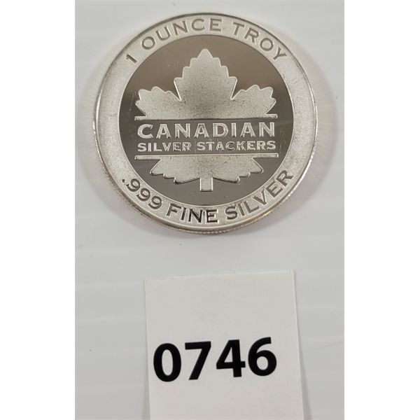 1oz CANADIAN SILVER BULLION