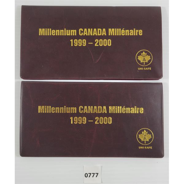 LOT OF 2 - 1999-2000 CDN MILLENNIUM SETS