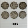 Image 1 : LOT OF 6 - CDN 50 CENT SILVER PCS - INCL 1910 & 1949, ETC.