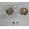Image 2 : LOT OF 2 - 1961 & 1962 CDN UNCIRCULATED VOYAGEUR SILVER DOLLAR COINS 