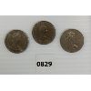 Image 2 : LOT OF 3 - 1980-1985 CDN VOYAGEUR & CONFEDERATION $1 PCS