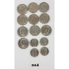 Image 2 : LOT OF 14 - US HALF DOLLARS & QUARTERS - INCL 1974 & 1976, ETC.