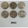 Image 2 : LOT OF 6 - 1965 CDN SILVER 50 CENT PCS 