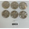Image 2 : LOT OF 6 - 1965 CDN SILVER 50 CENT PCS 