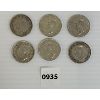 Image 2 : LOT OF 6 - 1940-1952 CDN SILVER 50 CENT PCS 