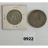 Image 1 : LOT OF 2 - 1925 & 1967 U.S. SILVER HALF & DOLLAR COINS 