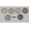 Image 2 : LOT OF 6 - 1941-1962 CDN SILVER 50 CENT PCS 