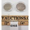 Image 1 : LOT OF 2 - CDN 1 DOLLAR PCS - INCL 1939 & 1980