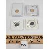 Image 1 : LOT OF 4 - WORLD COINS - INCL PERU & CUBA, ETC.