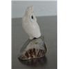 Image 2 : Ivory owl on antler base by MGW- 2-1/2" high ()