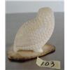 Image 3 : 2" ivory owl on ivory base from Gambell, AK ()