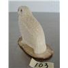 Image 4 : 2" ivory owl on ivory base from Gambell, AK ()