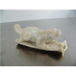 Antler otter 3" long- imported, not Alaskan ()