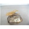 Image 1 : 3-1/2" bone whale mounted on bone base- imported, not Alaskan ()