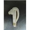 Image 1 : Ivory ram's head like a cane handle- imported, not Alaskan ()