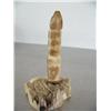 Image 3 : 3" fossilized ivory totem by Vern Buberge ()