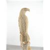Image 3 : 5" bone carving of 2 eagles on tree mounted on wood base outstanding quality- imported, not Alaskan 