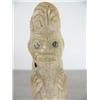 Image 5 : Bone carving of Tlingit Chief inset with abalone eyes- imported, not Alaskan ()