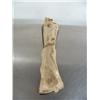 Image 5 : 10" bone carving of 3 bears with inset baleen eyes/noses on baleen base by H. B. Slwooko ()