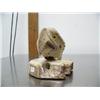 Image 2 : 4-1/2" carved bone eagle head- imported, not Alaskan ()