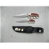 Image 2 : Set of 2 knives each- 5-/12" and 3" long- QUANTITY of six- top bidder may take one or all ()