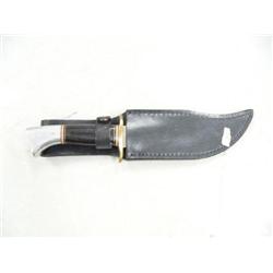 12" knife with leather sheath ()