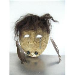 Whale bone and ivory mask by Michael Scott ()