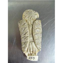 4-1/2" eagle carved from antler by Ling ()
