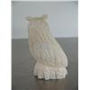 Image 2 : 3-1/2" white ivory owl by A. W. Slwooko ()