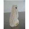 Image 3 : 3-1/2" white ivory owl by A. W. Slwooko ()
