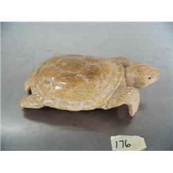 5" carved bone turtle- imported, not Alaskan ()
