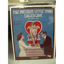 Sheet music called "That Precious Little Thing Called Love"