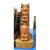 Image 1 : QUANTITY 12: wooden totem poles- imported, not Alaskan- 6" tall- top bidder takes as many as they wa