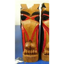 QUANTITY 12: imported, not Alaskan- 5" high wooden totem- top bidder takes as many as they want ()
