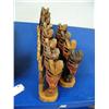 Image 2 : QUANTITY 12: 5" wooden totems- top bidder takes as many as they want ()