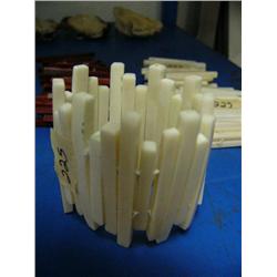 QUANTITY 3- ivory bracelets- top bidder takes one or as many as they want ()